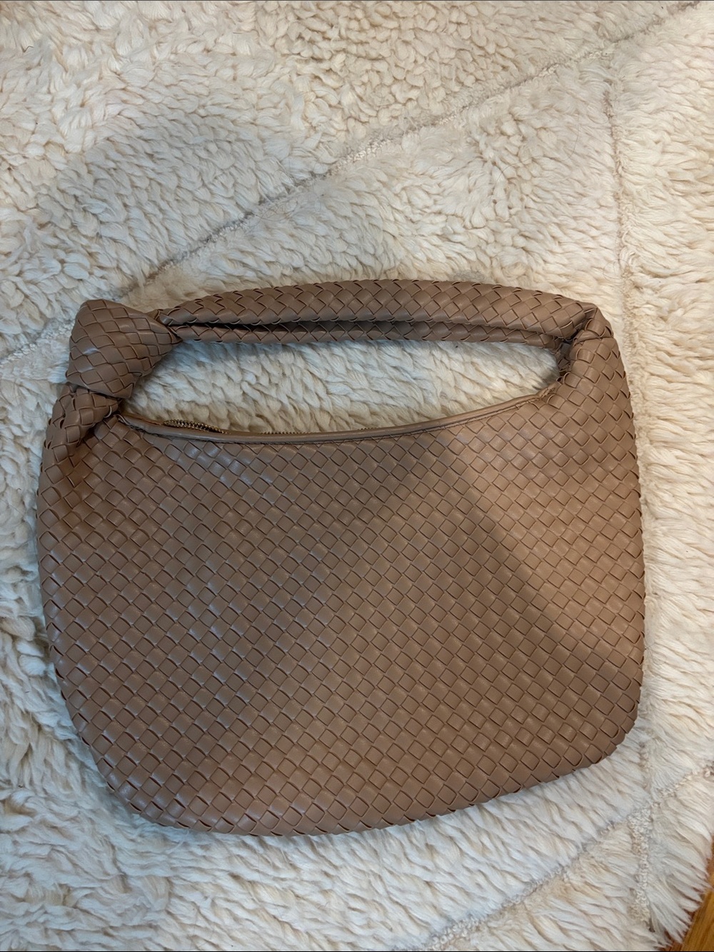 Melie Bianco Brigitte Large Satchel - Light Sand - Picture 4 of 7